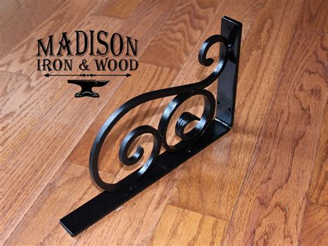 scrolled metal shelf brackets|Scroll Metal Shelf Brackets .